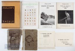Farlows Fishing Catalogues and Brochures incl 94th edition catalogue, 1966 trout and seatrout