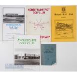 Assorted Golf Handbooks – to incl 1969 Tyneside Ryton-On-Tyne GC, Eaglescliffe GC, Morpeth GC