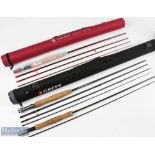 3x Carbon Fly Rods – Greys GS 9ft 4 piece, Hawk Ridge Colorado 8ft 6” 4 piece line 5#, both in