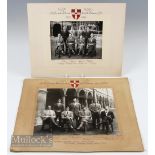 1941 and 1942 Cambridge University Golf Team Photographs with Motif and details to top depicts