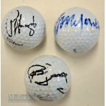 3x Irish Open Golf Champions and Ryder Cup player signed golf balls - Padraig Harrington (2x Open