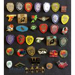 TT Isle of Mann and Manx Racing - Collection of Motorcycle Enamel Pin Badges varying sizes and