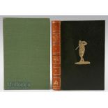 Vardon, Harry - “My Golfing Life” reprinted and published 1985, ltd deluxe leather edition 168/