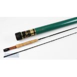 Orvis Clearwater Carbon Fly Rod 8ft 6in 2 piece line 5#, full flex 5.0, in mcb and tube