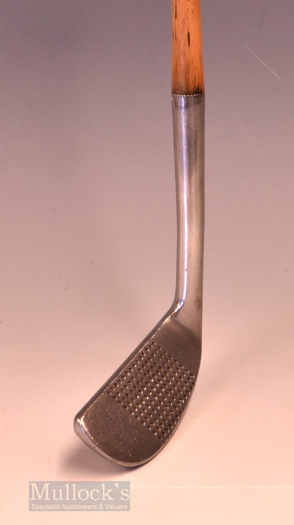 Interesting Forgan St Andrews “P A Vaile Stroke Saver” chipper – wide broad sole head and fitted - Image 2 of 2