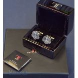 Rare 2012 Official Ryder Cup Silver Cuff Links – made by Thomas Lyste and comes in the makers