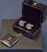 Rare 2012 Official Ryder Cup Silver Cuff Links – made by Thomas Lyste and comes in the makers