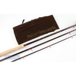 Normark Gold Medallion Salmon Fly Rod 13ft 3 piece, GMSF 1563, line 9/10#, shows light use, in mcb