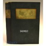 Roberts, Henry (Bobs) signed - rare – “The Green Book of Golf 1925 - 1926” bound in the original