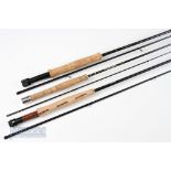 3x Fly Rods – Shimano Nexave 905 9ft 2 piece, line 5, appears unused with mcb, Lathkill Tackle The