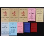Malone Golf Club 1904/5 Programme for Competitions card in red card covers, plus 1913-14
