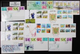 Collection of Channel Islands First Day Covers incl Isle of Man, Guernsey, Alderney, Royal Jersey GC