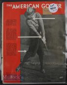 1932 The American Golfer Monthly Magazine – editor Grantland Rice (11/12) - all retain their front