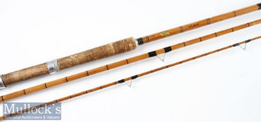 Match Rod: Constable Bromley “Superb” split cane match rod - 12ft 3pc with amber agate lined butt
