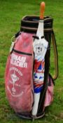Bernard Gallacher 1981 Official Ryder Cup Team Tour Golf Bag signed by various players – played at