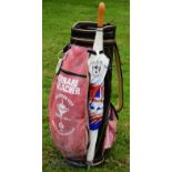 Bernard Gallacher 1981 Official Ryder Cup Team Tour Golf Bag signed by various players – played at