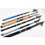 6x Assorted Telescopic Rods – Grauvell 1.8m 3 section 40-50grm, FTD 300 3mt 6 section cw100-300g and