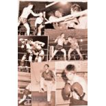 Boxing Press Photographs featuring a selection of modern fighters, all stamped to reverse,