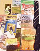 Assorted Cricket Programmes, Tickets, Warwickshire Ties Dennis Amiss and other Related items to