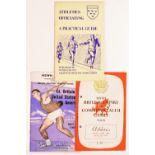 1961 Great Britain v United States of America British Amateur Athletic Board Programme date 21 and
