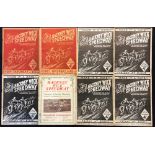 1936-1939 Hackney Wick Speedway Programmes featuring 36 West Ham, Wimbledon, 37, Hackney Wick & West