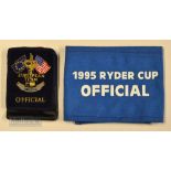 2x 1995 Ryder Cup “Official” items – European Team Official embroidered and braided blazer pocket