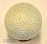 Good St Mungo Golf Co. Glasgow The Colonel bramble pattern guttie golf ball – with good pole marks