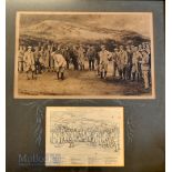 Michael Brown (1853-1947) after – 1905 Life Association of Scotland golfing lithograph print