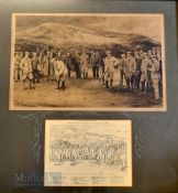 Michael Brown (1853-1947) after – 1905 Life Association of Scotland golfing lithograph print