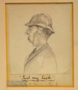 THOMAS HODGE – (b.1827 – d.1907) – Royal and Ancient Golf Club St Andrews Personality titled “Just