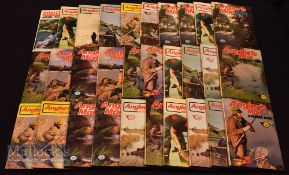 Fleetway Anglers Mail Annual Book Selection 1973-1987, 30 asst books not a complete run with