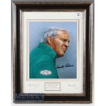 Bill Waugh and Arnold Palmer Signed Artist Proof No.1– entitled ‘Arnold Palmer Winner of Seven Major