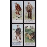Fine and Rare Complete Set of Copes Golfers Cigarette cards (50/50) issued in 1900 by Cope’s
