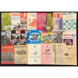 1960s/70s European Speedway Programmes featuring finals etc, featuring 1955 Wembley v Kontinent