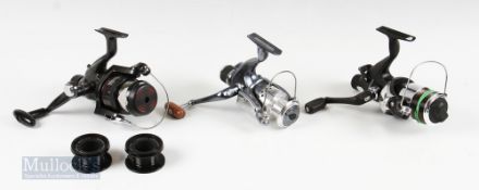 Mitchell Full Runner 600 Electronic Spinning Reel with 2 spare spools in original box, Zero Free