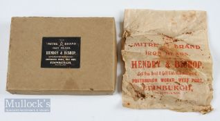 Scarce ‘The Mitre Brand’ Hendry & Bishop Golf Iron Head & Golf Club Manufacturers Iron Head Card Box