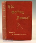 The Golfing Annual 1887-88 – Vol.1. edited by C Robertson Bauchope, published London Horace Cox, 1st