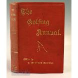 The Golfing Annual 1887-88 – Vol.1. edited by C Robertson Bauchope, published London Horace Cox, 1st