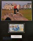 2005 Jack Nicklaus “Farewell St Andrews” Golf Display – comprising a large colour press photograph