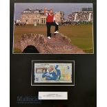 2005 Jack Nicklaus “Farewell St Andrews” Golf Display – comprising a large colour press photograph