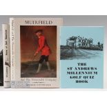 2x Scottish Open Golf Championship Club Histories and one other (3) George Pottinger-“Muirfield