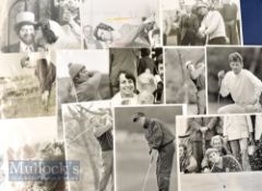 Selection of Men’s Golf Press Photographs featuring Eddie Pollard, Bill Johnson, Jerry Pate, Craig