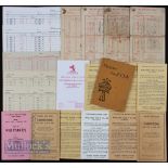 Malone Golf Club Charterhouse Scorebook c1920s containing advertisements and blank scoresheets