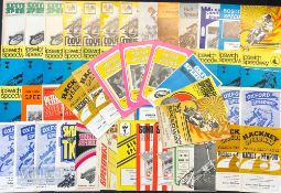 Speedway League and Cup Programmes from 1971-1978 to Include Teams of Belle Vue, Coventry, New
