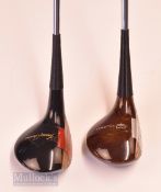 2x Fine Macgregor woods – Tommy Armour No.4 wood stamped Black Scott 244W to the sole and MT Tourney