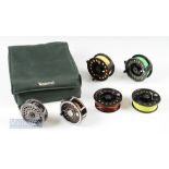 Wychwood Padded Case and Fly Reels – incl Airflo 3 ¾” composite reel and spare spool, Intrepid 3 3/