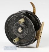 Alex Martin Impulse Titan Spinning 4” alloy drum casting reel pat 16023/30, quarter rim cut out,