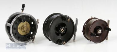 Milward Gyrex 4” alloy Silex type casting reel rim brake and over run controls, line brake