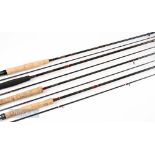 4x Assorted Fly Rods – Milbro Carbo Class F275/2 Trufly Medallion rod, 10ft 2 piece with composite