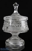 The Ritz Club Charity Trophy Awarded to Gordon Brand Jnr a Waterford crystal vase and cover engraved